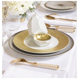 Raynaud, Minéral gold, Breakfast set for 6 persons