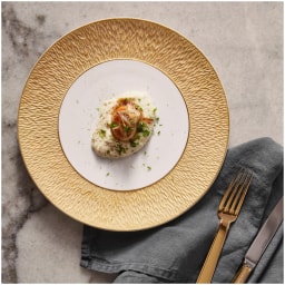 Raynaud, Minéral gold, Dinner set for 6 persons