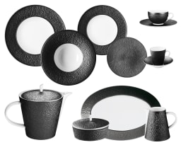 Raynaud, Minéral irisé Black, Essential set for 6 persons
