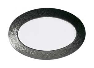 Raynaud, Minéral irisé Black, Oval platter