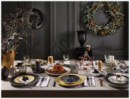 Raynaud, Minéral irisé Black, Dinner set for 6 persons