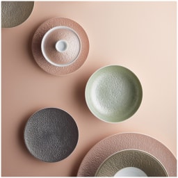 Raynaud, Minéral irisé Celadon, Grand dining set for 8 persons