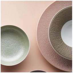 Raynaud, Minéral irisé Celadon, Dinner set for 6 persons