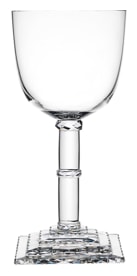 Lobmeyr, Hoffmann Goblets, Stufenschliff Pokal, with square stepped foot