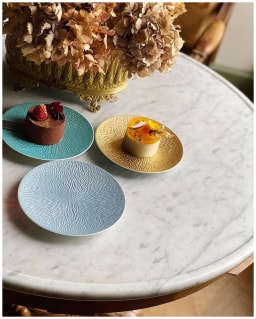 Raynaud, Minéral irisé Sky Blue, Dinner set for 6 persons