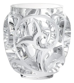 Lalique, Tourbillons vases, Vase, clear