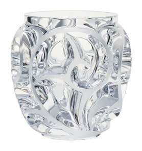 Lalique, Tourbillons vases, Small vase, clear