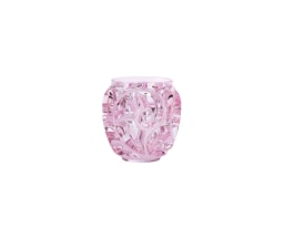 Lalique, Tourbillons vases, Small vase, pink luster