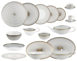 Raynaud, Oskar, Grand dining set for 8 persons