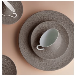 Raynaud, Minéral irisé Dark Grey, Grand dining set for 8 persons