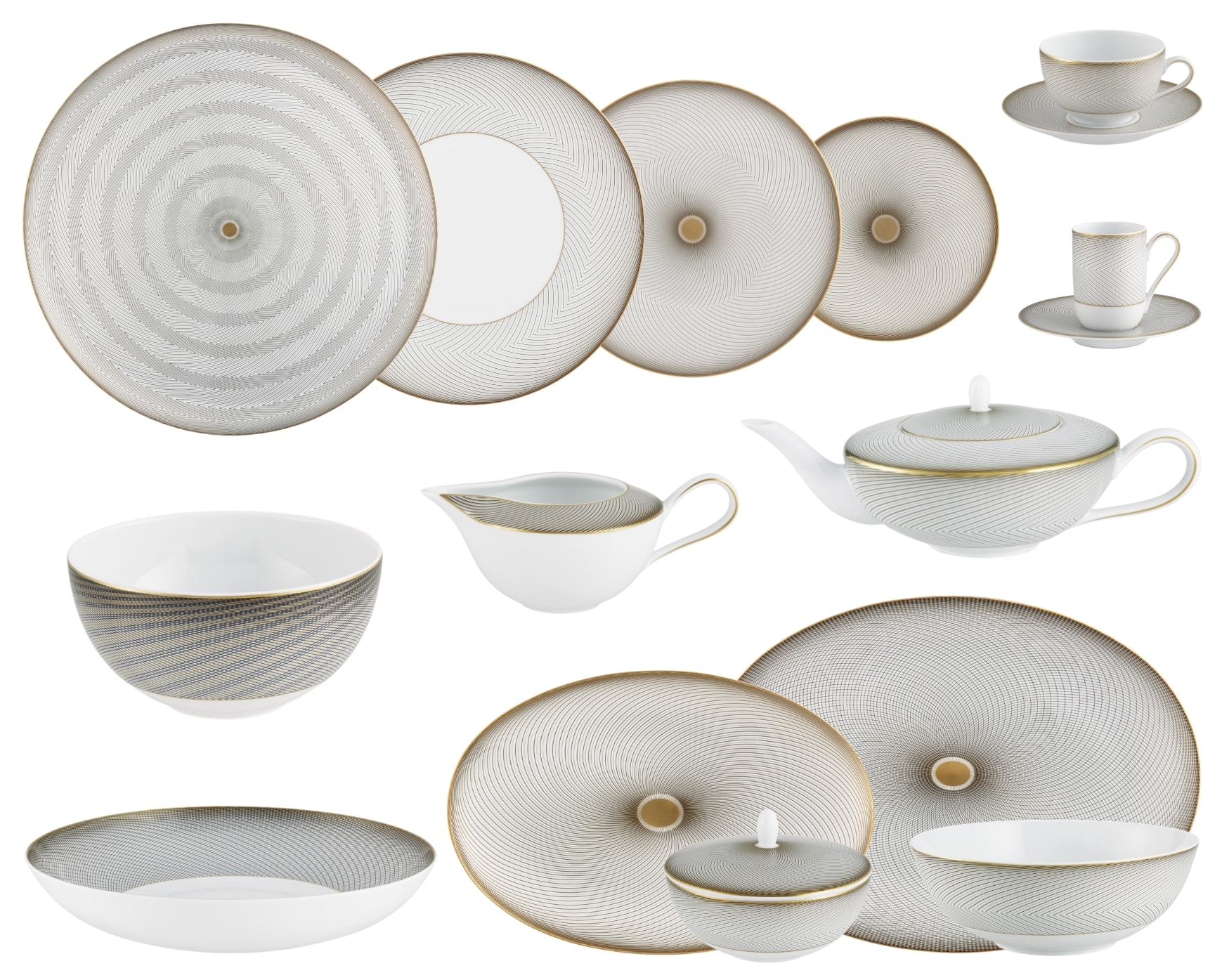 Raynaud, Oskar, Dinner set for 6 persons