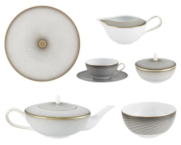 Raynaud, Oskar, Breakfast set for 6 persons