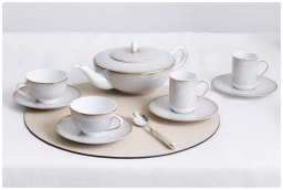 Raynaud, Oskar, Grand dining set for 8 persons