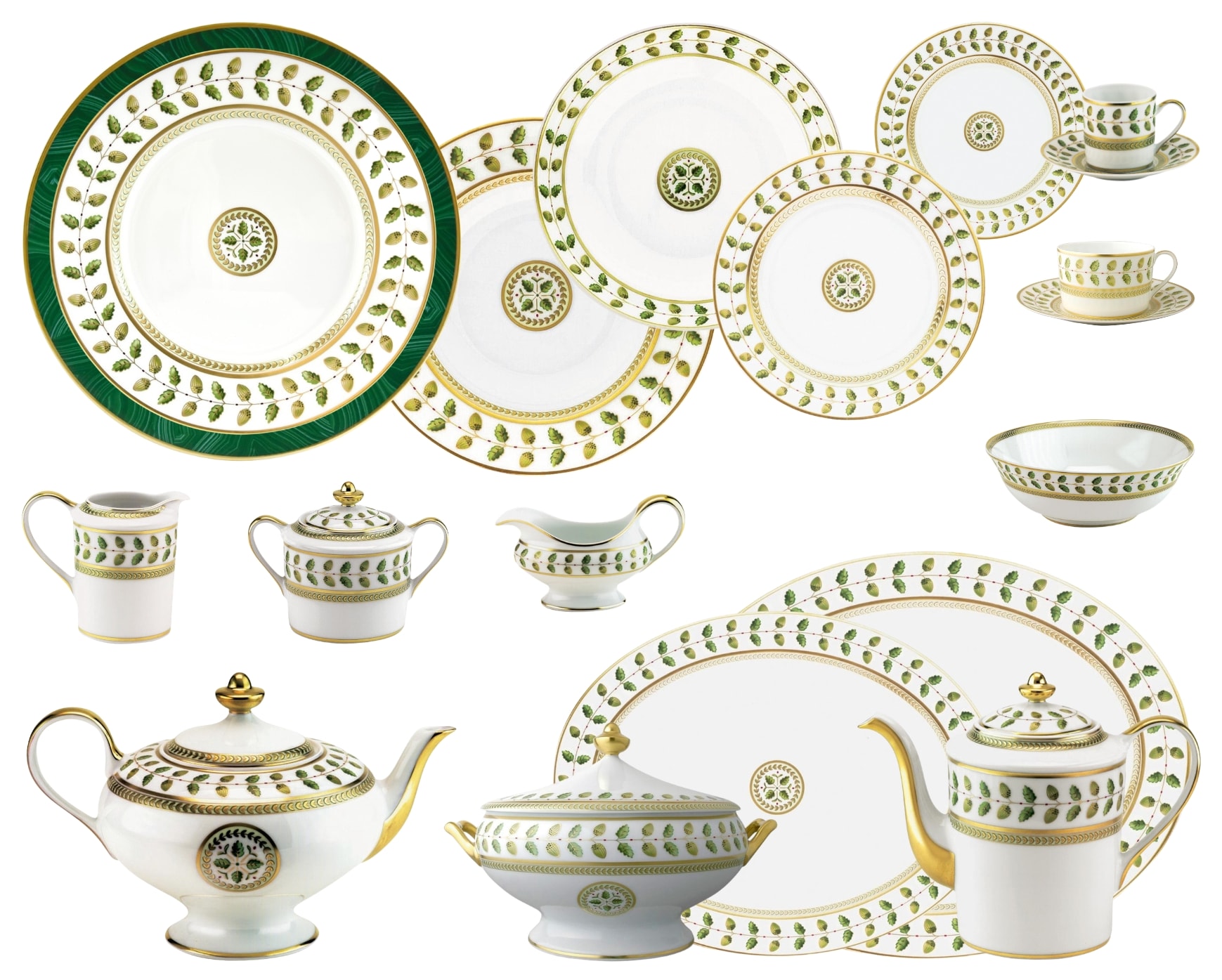 Bernardaud, Constance, Grand dining set for 8 persons