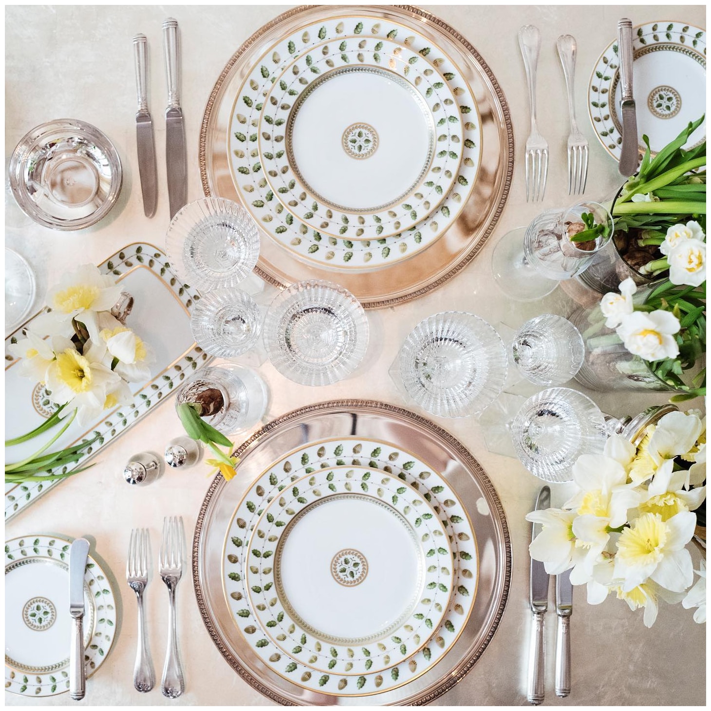 Bernardaud, Constance, Grand dining set for 8 persons