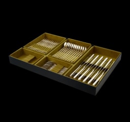 Christofle, Cutlery storage, Cutlery box for 60 pieces
