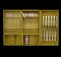 Christofle, Cutlery storage, Cutlery box for 60 pieces