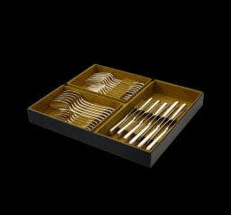 Christofle, Cutlery storage, Cutlery box for 36 pieces