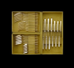 Christofle, Cutlery storage, Cutlery box for 36 pieces