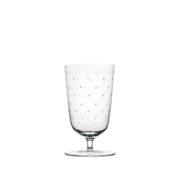 Lobmeyr, Rothschild stars, Water glass on stem