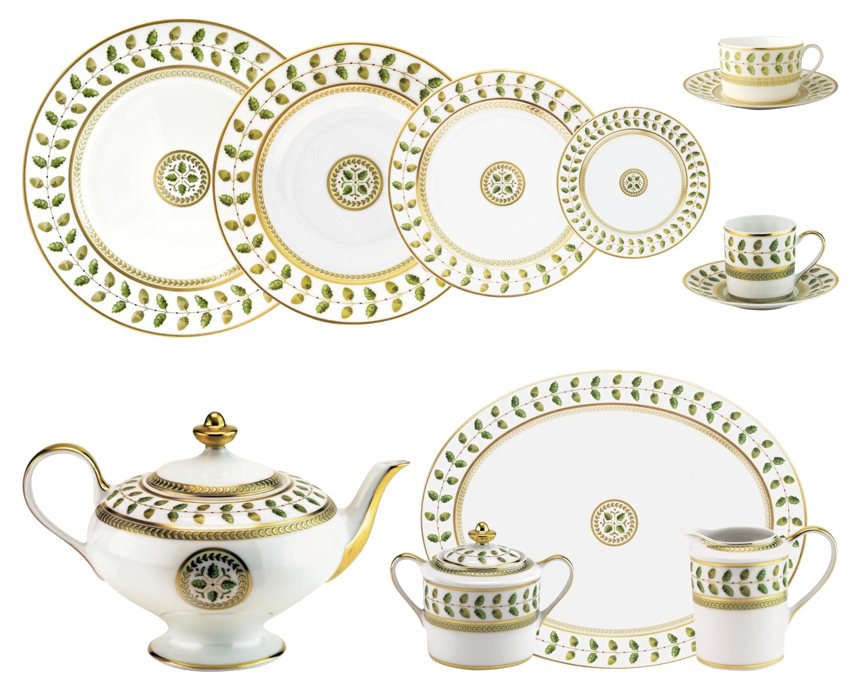 Bernardaud, Constance, Essential set for 6 persons