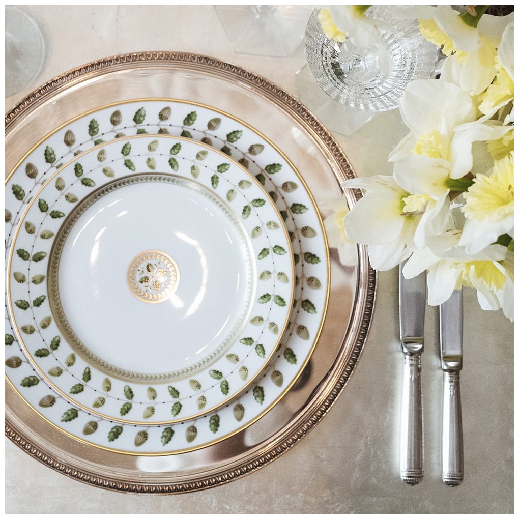 Bernardaud, Constance, Breakfast set for 6 persons