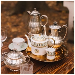 Bernardaud, Constance, Breakfast set for 6 persons