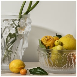 Lalique, Bacchantes vases, Vase, clear