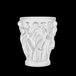 Lalique, Bacchantes vases, Vase, clear