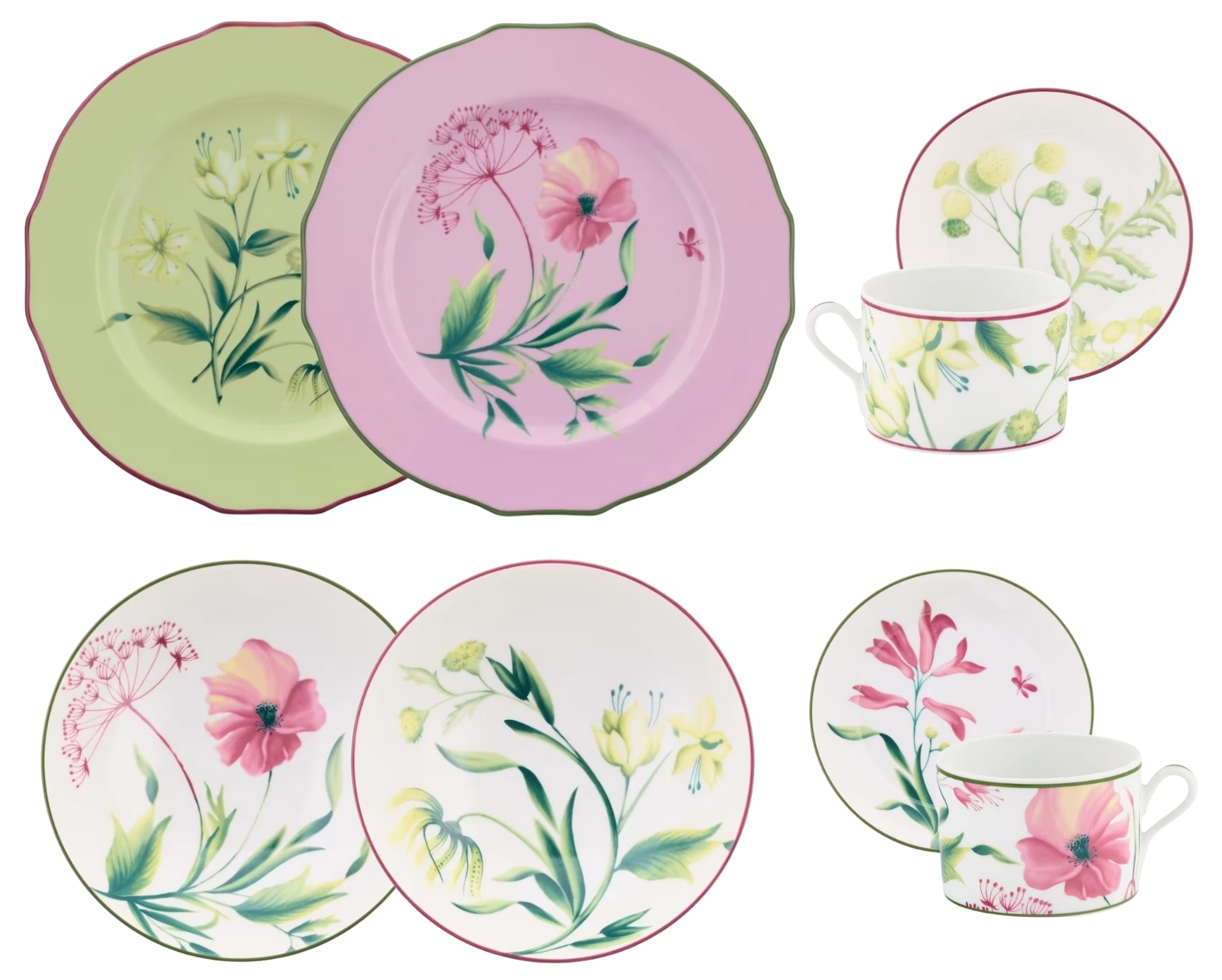 Ginori 1735, Florenza, Breakfast set for 6 persons