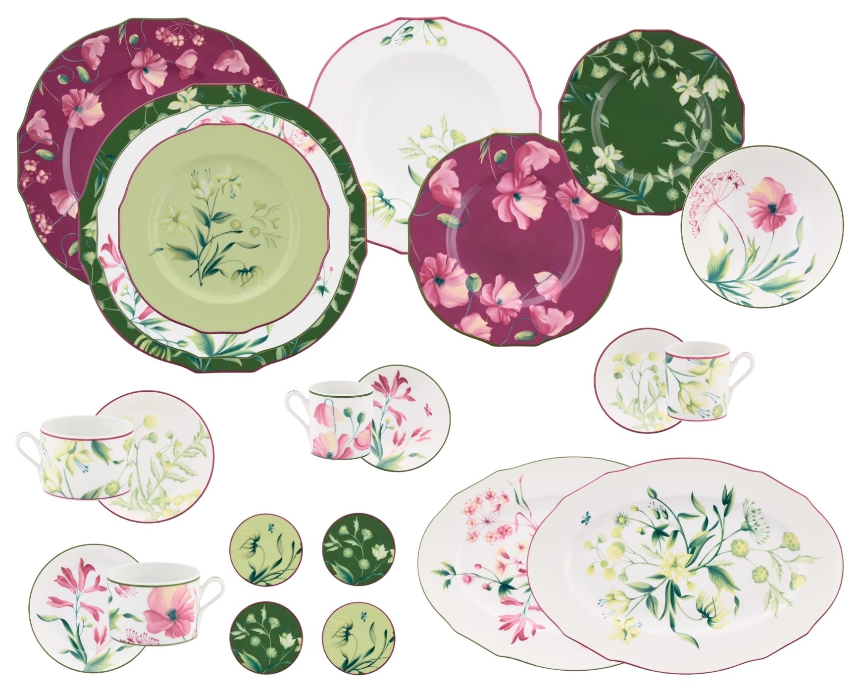 Ginori 1735, Florenza, Grand dining set for 8 persons