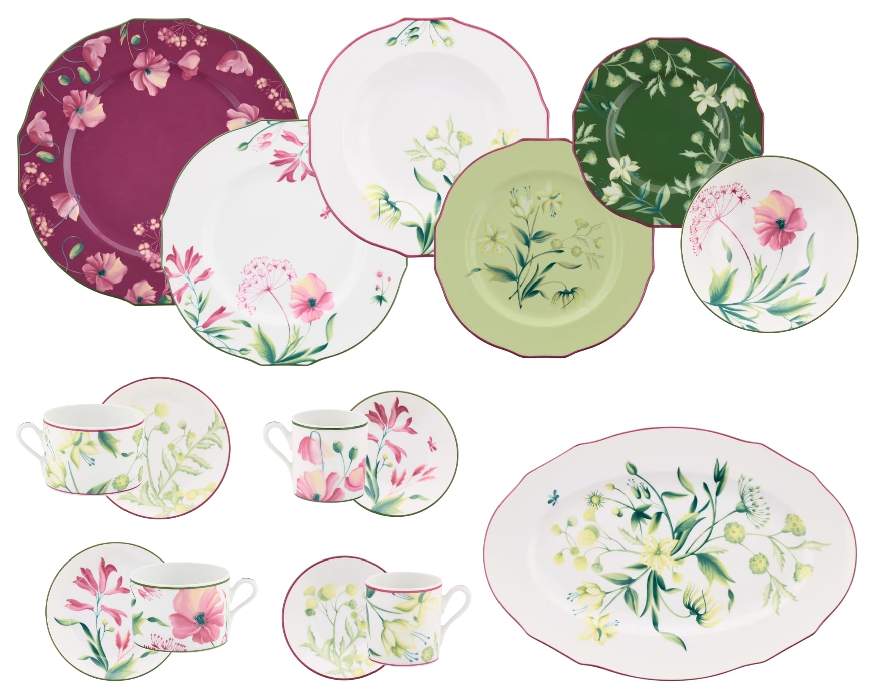 Ginori 1735, Florenza, Dinner set for 6 persons