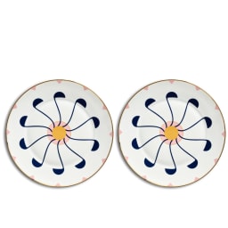 Reflections Copenhagen, Porcelain, Pair of Elvas Dessert Plates