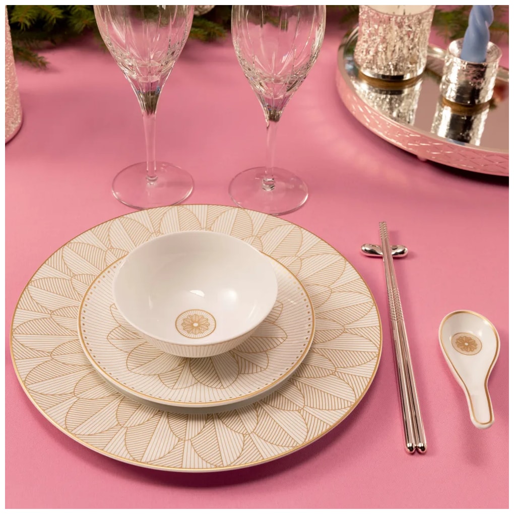 Christofle, Malmaison Impériale Gold, Essential set for 6 persons