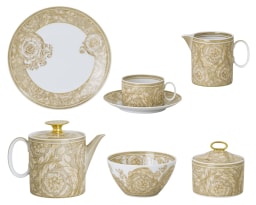 Versace, Barocco Beige, Breakfast set for 6 persons