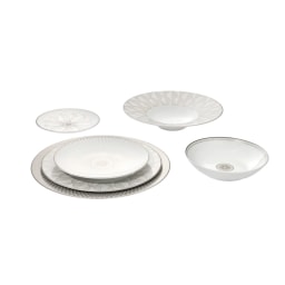 Christofle, Malmaison Impériale Platinum, Dinner set for 6 persons