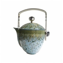 Jaune de Chrome, Nymphéa, Coffee-teapot, stainless steel accessories