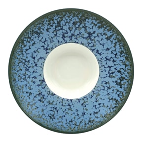 Jaune de Chrome, Nymphéa, Rim soup plate, medium