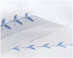 Jesurum, Plumes bed linen, Blue, Top Sheet