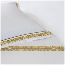 Jesurum, Masai bed linen, Olive, Top Sheet