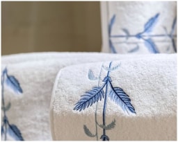 Jesurum, Plumes towels, Blue, Hand Towel