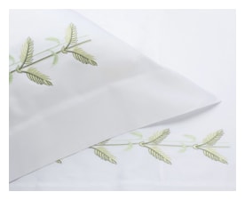 Jesurum, Plumes bed linen, Green, Top Sheet
