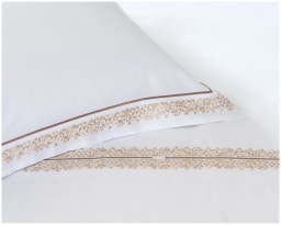 Jesurum, Masai bed linen, Beige, Top Sheet