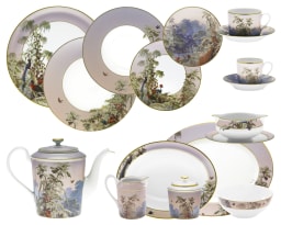 Haviland, Le Brésil, Dinner set for 6 persons