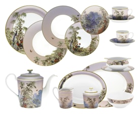 Haviland, Le Brésil, Dinner set for 6 persons