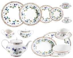 Haviland, Impératrice Eugénie, Dinner set for 6 persons