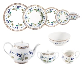 Haviland, Impératrice Eugénie, Essential set for 6 persons