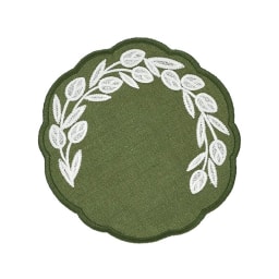 TRUFFLE BEE, WILLOW LINEN, Coasters set of 2