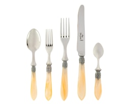 Alain Saint-Joanis, Colchique, stainless steel, Flatware set for 1 person, 5 pieces