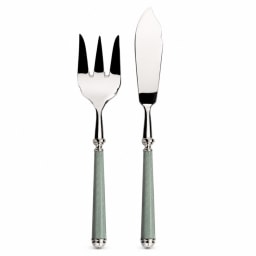 Alain Saint-Joanis, Wave almond inox, stainless steel, Fish serving set